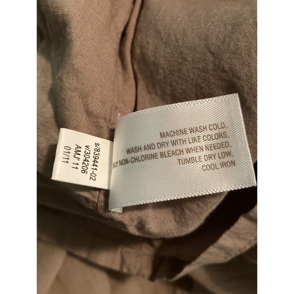Old Navy Tiered Ruffle Midi Dress XXL Taupe Brown Adjustable Straps Coastal Boho - Picture 10 of 10